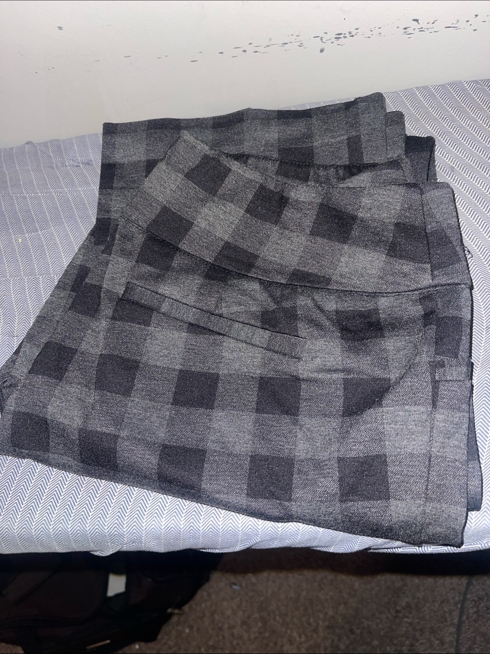Gray Plaid slacks